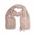 Wave design stripes hijab with two bold fringe's - Light purple Wave design stripes hijab with two bold fringe's - Light purple